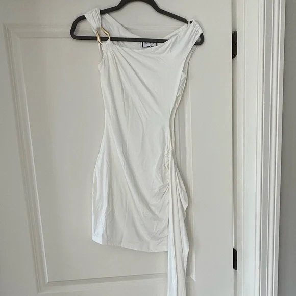 Jasmine White Mini Dress - Picture 5 of 6